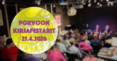 Porvoon kirjafestarit ja Särön 20-vuotisjuhlat