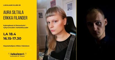 Lukulaari klubi – Aura Siltala ja Erkka Filander